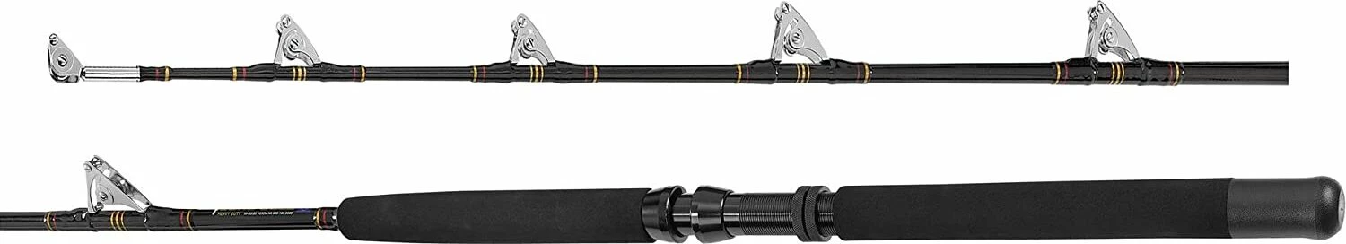 Fladen 1.85m Euro Gold Full Roller 2pc Boat Rod 1 Fladen 1.85m Euro Gold Full Roller 2pc Boat Rod