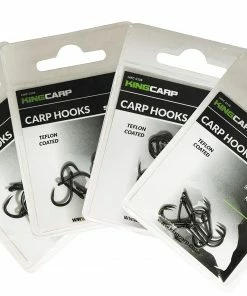 Kingcarp 10pk Teflon Coated Carp Hooks