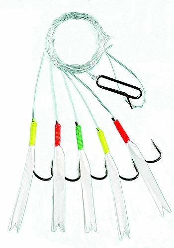 Fladen 12 x Assorted Rigs & Feathers For Mackerel 6 Fladen 12 x Assorted Rigs & Feathers For Mackerel - Image 6