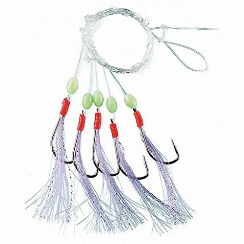 Fladen 12 x Assorted Rigs & Feathers For Mackerel 5 Fladen 12 x Assorted Rigs & Feathers For Mackerel - Image 5