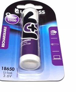 Uniross 18650 3.7v Button Top High Capacity Battery (not for PARD)