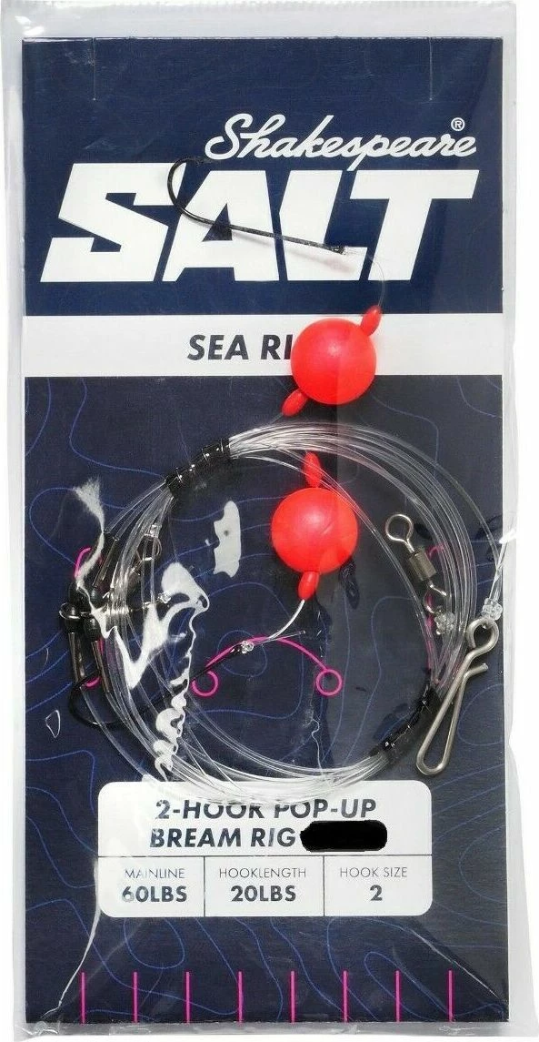 Shakespeare 2-Hook Pop-up Bream Rig size 2 1 Shakespeare 2-Hook Pop-up Bream Rig size 2