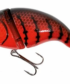 Take 2 Section Fat Jointed Minnow 6cm 13.2g 9 Take 2 Section Fat Jointed Minnow 6cm 13.2g -Glasgow Angling 2 section fat jointed minnow red black