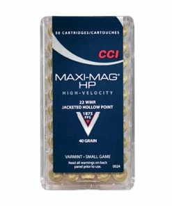 CCI .22 WMR HS Maxi Mag 40 Grain Copper Hollow Point (50