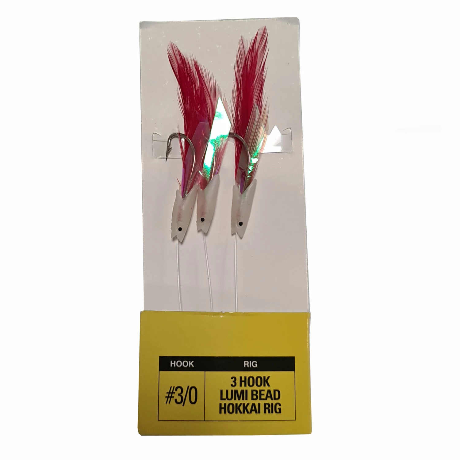 Fisheagle 3-Hook Lumi Bead Hokkai Rig Size 3/0 1 Fisheagle 3-Hook Lumi Bead Hokkai Rig Size 3/0