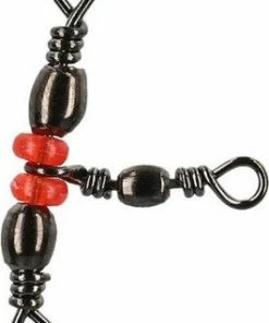Mikado 3-Way Barrel Swivel with Beads Sz10 5pc
