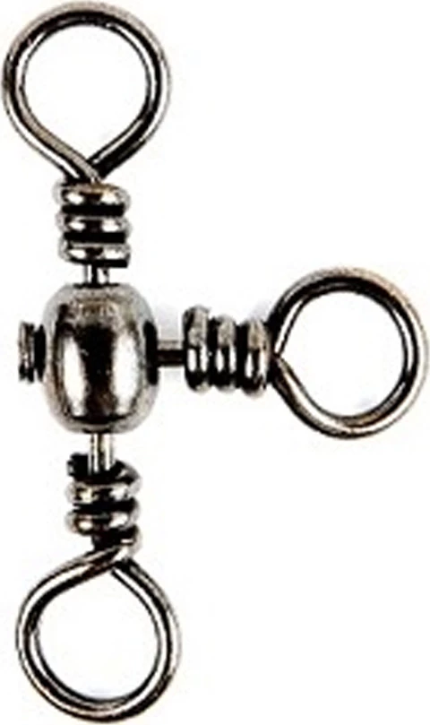 Cox & Rawle 3-Way Brass Cross Line Swivel 1 Cox & Rawle 3-Way Brass Cross Line Swivel