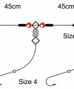 Tronixpro 3Hook Flapper-3Up Rig
