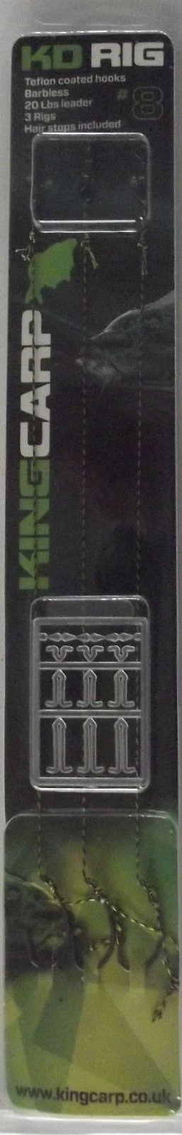 Kingcarp 3pk KD Rigs Barbless inc. Hairstops 1 Kingcarp 3pk KD Rigs Barbless inc. Hairstops