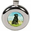 Bisley 4.5oz Round Labrador Hip Flask
