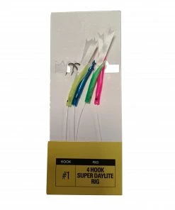 Fisheagle 4-Hook Super Daylite Rig Size 1