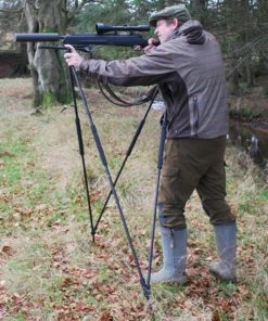 On Point 4 Leg Shooting Stick Black -Glasgow Angling 4 leg shooting stick black 3