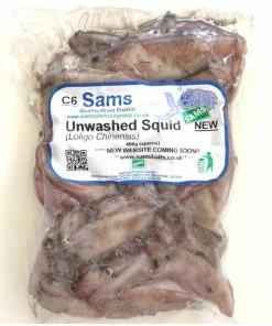 Sams Baits 400g Unwashed 'Dirty' Squid