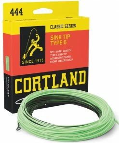 Cortland Classic Series 444 Type 6 Sink Tip Fly Lines - Black/Mint Green