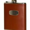 Bisley Brown Leather Flask