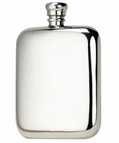 Bisley Kidney Pewter Flask
