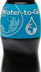 Water To Go 750ml Filtration Water Bottle 13 Water To Go 750ml Filtration Water Bottle -Glasgow Angling 750ml black bottle blue sleeve