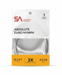 Scientific Anglers Absolute Euro Nymph Leader 13.5ft 2X (0.23mm)