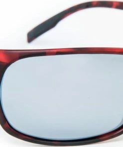 Guideline Ambush Sunglasses Matte Clear Demi Red Frame Grey Silver Lens