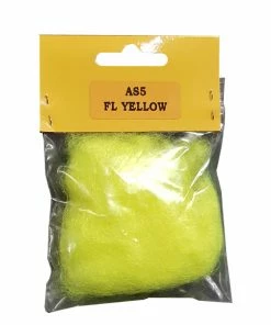 Lureflash Antron Seals Fur Substitute -Glasgow Angling antron seal fur fluo yellow