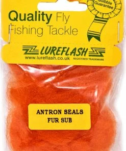 Lureflash Antron Seals Fur Substitute -Glasgow Angling antron seal fur hot orange