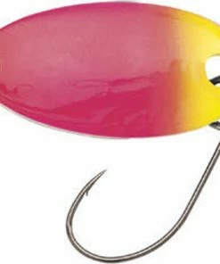 Berkley Area Game Spoons RORU -Glasgow Angling area game spoons roru chartreuse front fuschia back