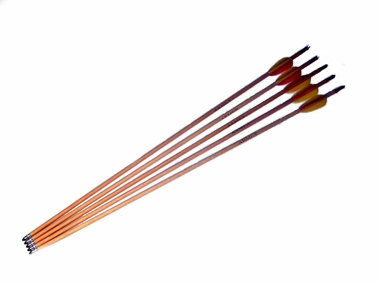 Armex 28in Wooden Arrows (5 Pack) 1 Armex 28in Wooden Arrows (5 Pack)