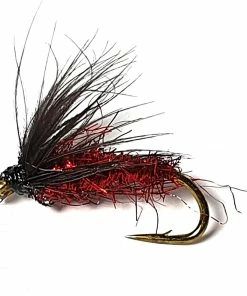 Stillwater Artic Spider Claret Short Shank Size 12 -1 Dozen