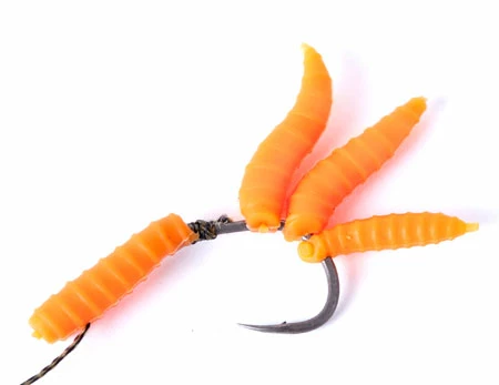 Korum Imitation Maggots - Natural and Fluro 2 Korum Imitation Maggots - Natural and Fluro - Image 2