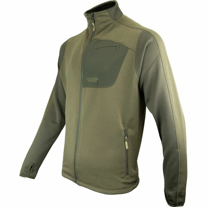 Jack Pyke Ashcombe Technical Fleece Jacket Green 2 Jack Pyke Ashcombe Technical Fleece Jacket Green - Image 2