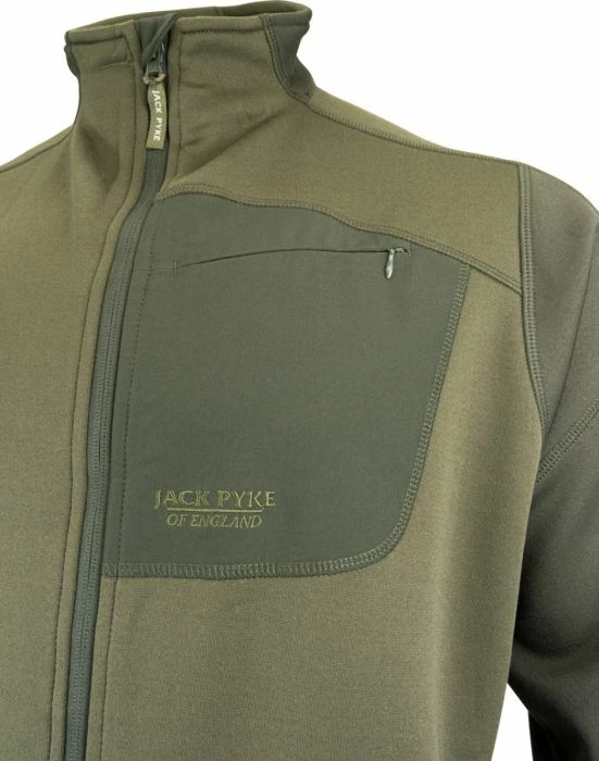 Jack Pyke Ashcombe Technical Fleece Jacket Green 5 Jack Pyke Ashcombe Technical Fleece Jacket Green - Image 5