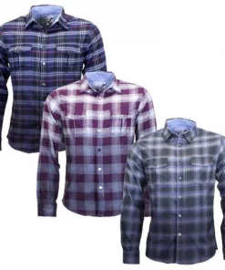 Stillwater Attire Brushed Flannal Check Cotton Shirt