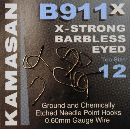 Kamasan B911X Eyed Hooks 1 Kamasan B911X Eyed Hooks