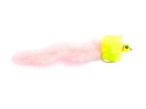 Fario Fly Barbless Rubarb And Custrad Eggstacy Worm Size: 08 1 Fario Fly Barbless Rubarb And Custrad Eggstacy Worm Size: 08