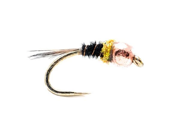 Fario Fly Barbless Wee Bomb PTN Black Size: 14 1 Fario Fly Barbless Wee Bomb PTN Black Size: 14