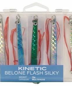 Kinetic Belone Flash Silky Lure Pack 5pc