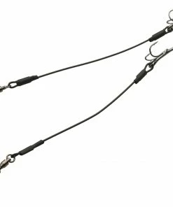 Kinetic Big Fish Stinger 200lbs 200mm #9/0 Black 2pcs