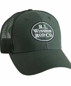 Winston Big Hole Hat -Glasgow Angling big hole hat dark green