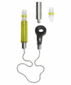 Kingcarp Bite Indicator with Twin Heads & Extra Weight 5 Kingcarp Bite Indicator with Twin Heads & Extra Weight -Glasgow Angling bite indicator with twin heads extra weight yellow scaled