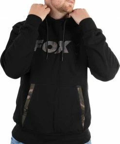 Fox Black / Camo Print Hoody