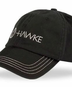 Hawke Black/Grey Distressed Cap