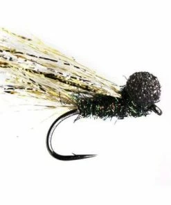 Fario Fly Black Ice Dub Sparkler Booby Size: 10