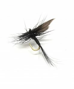 Stillwater Black Gnat Mcro Dry Size 18 - 1 Dozen