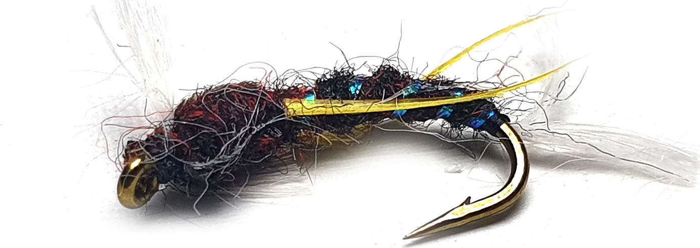 Stillwater Black Midge Pupae - 1 Dozen 1 Stillwater Black Midge Pupae - 1 Dozen