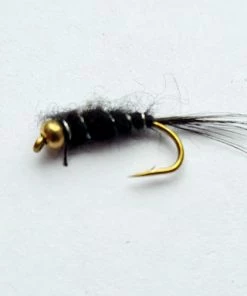 Stillwater Black Nymph Gold Bead - 1 Dozen