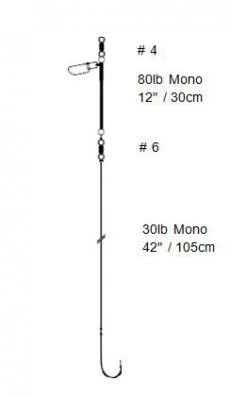 Cox & Rawle Boat Rig 3/0 2 Cox & Rawle Boat Rig 3/0 - Image 2