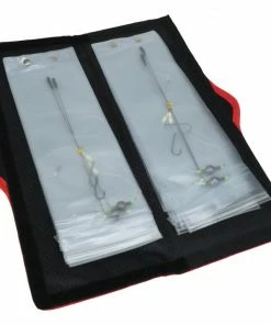 Tronixpro Boom Rig Wallet Black -Glasgow Angling boom rig wallet pockets