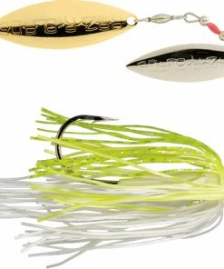 Strike King Bottom Dweller Spinnerbait -Glasgow Angling bottom20dweller20spinnerbait20chartreuse20white