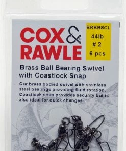 Cox & Rawle Brass Ball Bearing Swivel with Coastlock