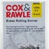 Cox & Rawle Brass Rolling Swivel Nickel